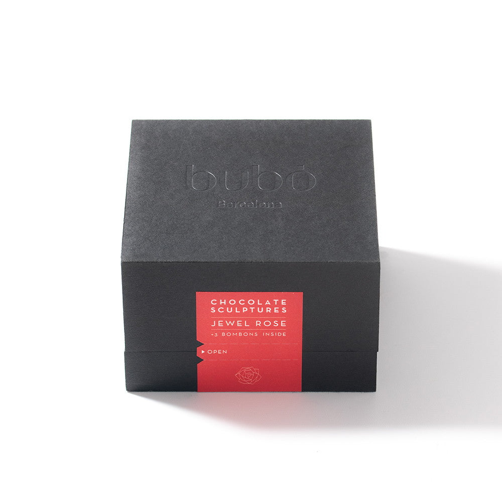 ブボ・バルセロナ　チョコスカルプチャー ジュエル　ローズ