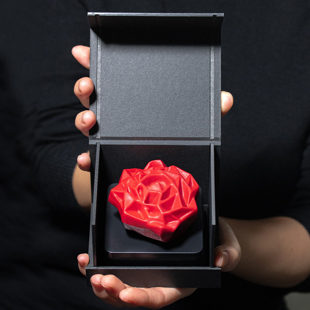 ブボ・バルセロナ　チョコスカルプチャー ジュエル　ローズ