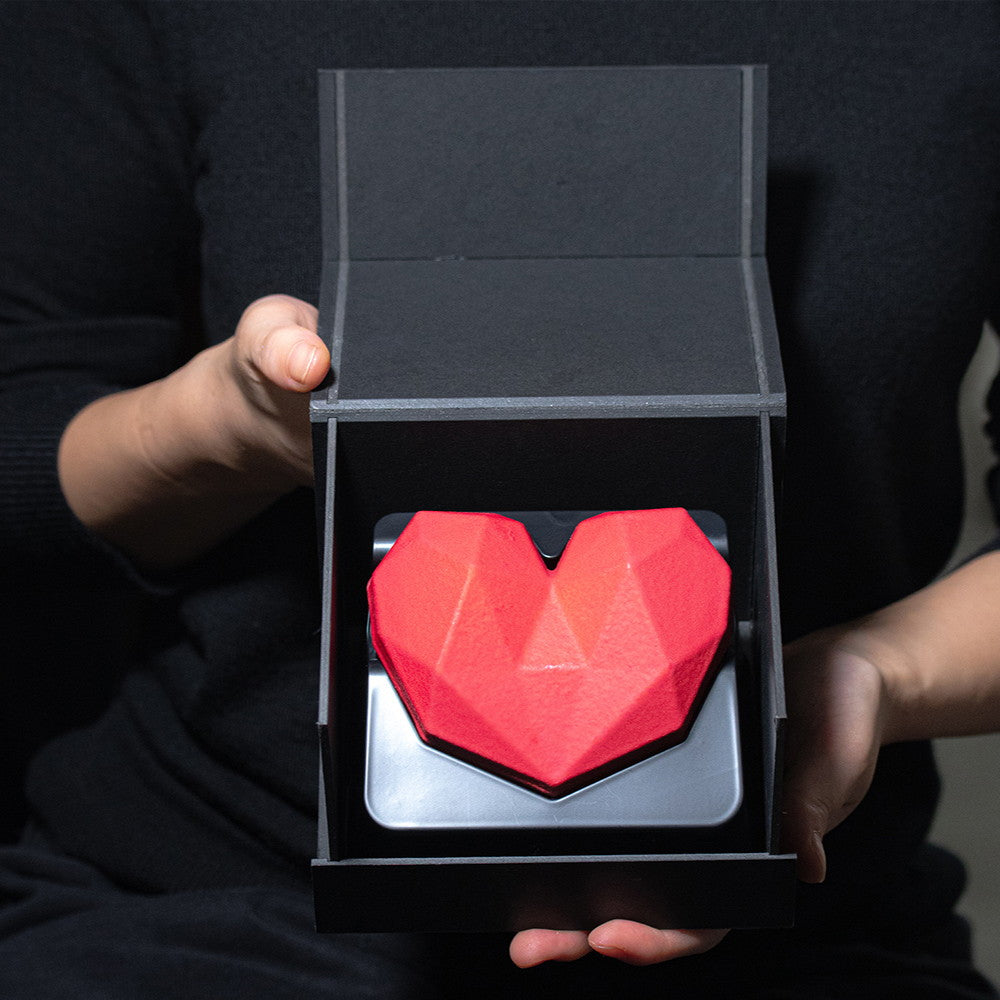 ブボ・バルセロナ　チョコスカルプチャー ジュエル　ハート　グランデ