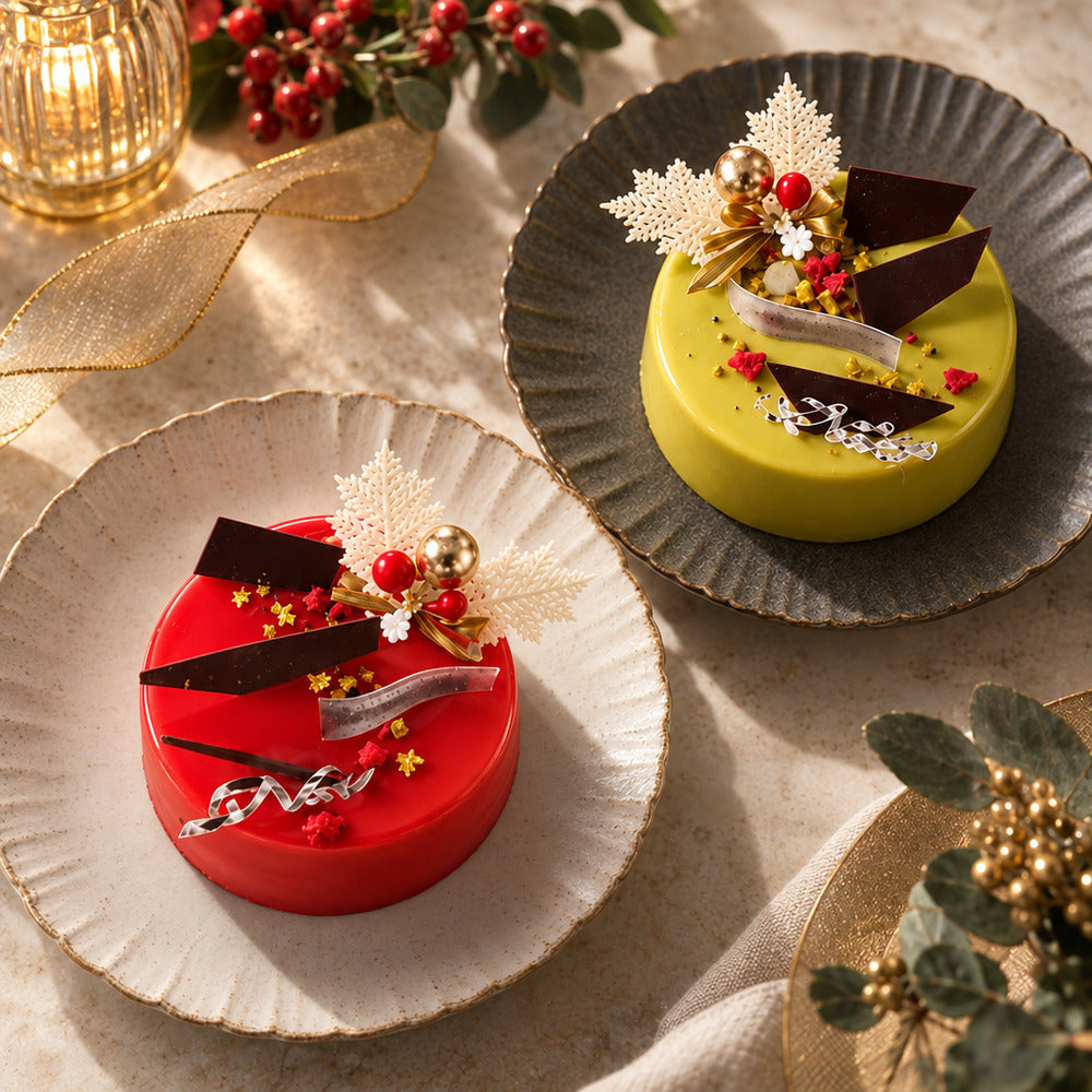 shirokane sweets TOKYO　白金クリスマスデュオ 2種食べ比べ（ピスターシュ＆フランボワーズ）