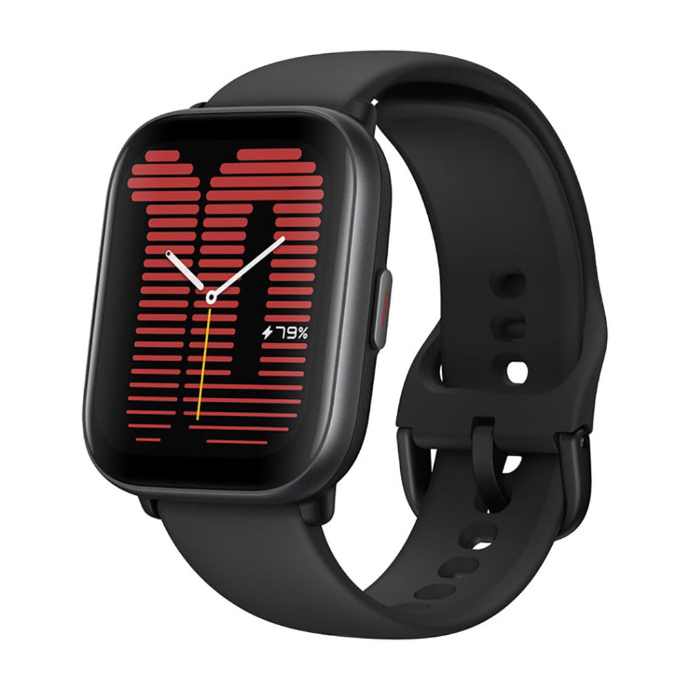 Amazfit(アマズフィット)AIによる音声操作と睡眠・運動管理スマートウォッチ Active 42mm ミッドナイトブラック