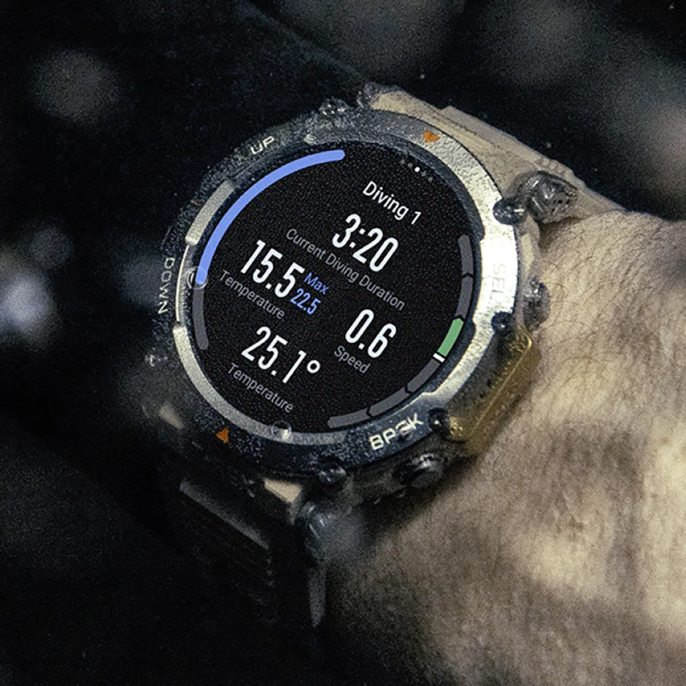 Amazfit(アマズフィット)AIによる音声操作と睡眠・運動管理スマートウォッチ T-Rex Ultra アビスブラック