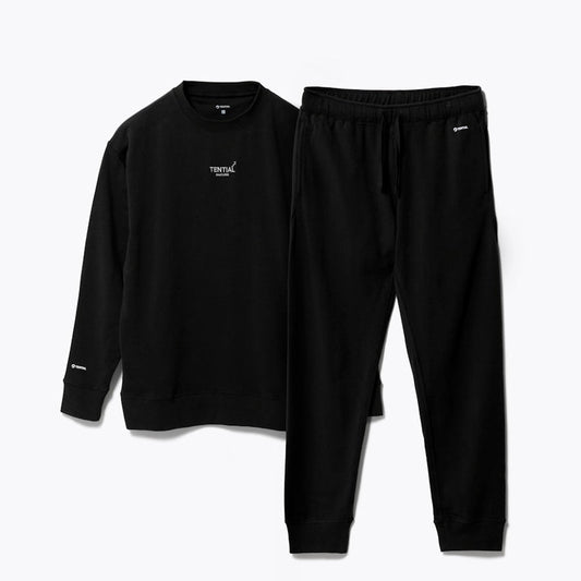 【一般医療機器】リカバリーウェアBAKUNE スウェット上下　ブラック（Unisex L）
