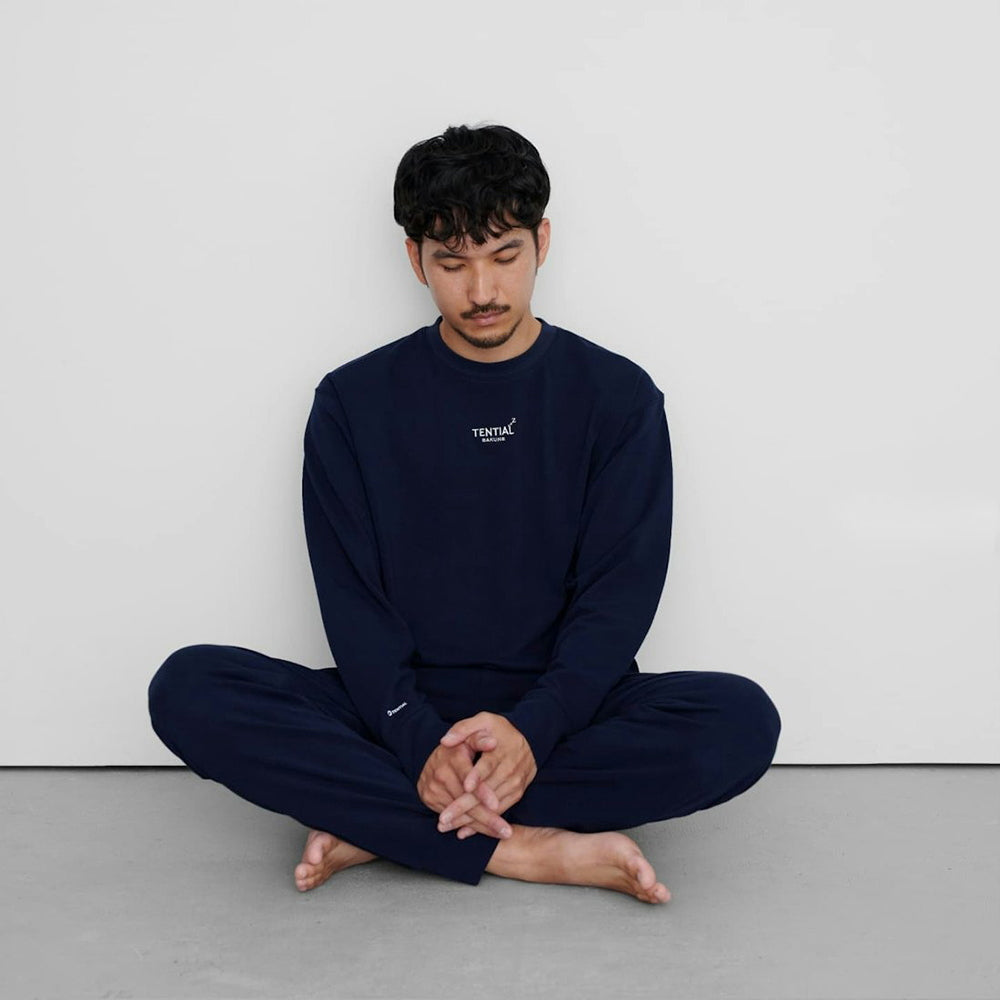 【一般医療機器】リカバリーウェアBAKUNE スウェット上下　ブラック（Unisex XL）
