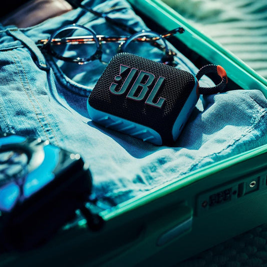 JBL　ウルトラポータブルBluetoothスピーカーGo 4　FUNKY BLACK