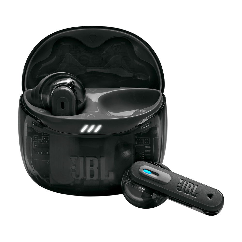 JBL　2ウェイハイブリッドノイズキャンセリング完全ワイヤレスイヤホン　Tune Flex 2 Ghost Edition　ブラック