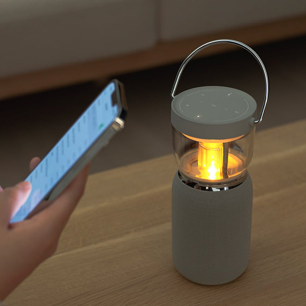Re・De LightSound ワイヤレススピーカー付ランタン ベージュ – AOYAMA