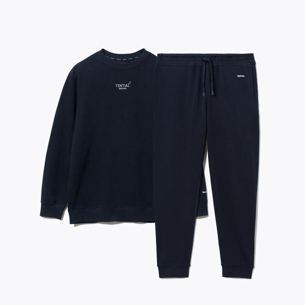 リカバリーウェア BAKUNE スウェット 上下 ネイビー (Men'S_M)