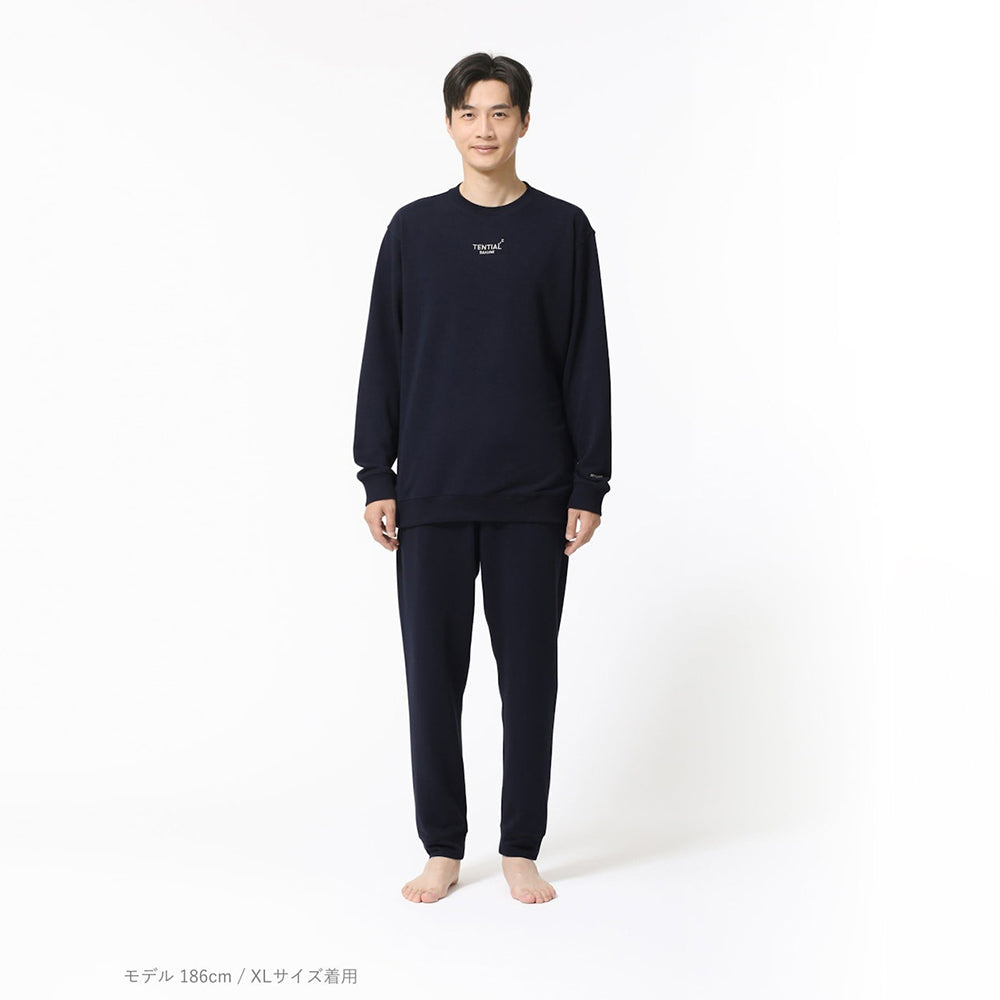 リカバリーウェア BAKUNE スウェット 上下 ネイビー (Men'S_L)