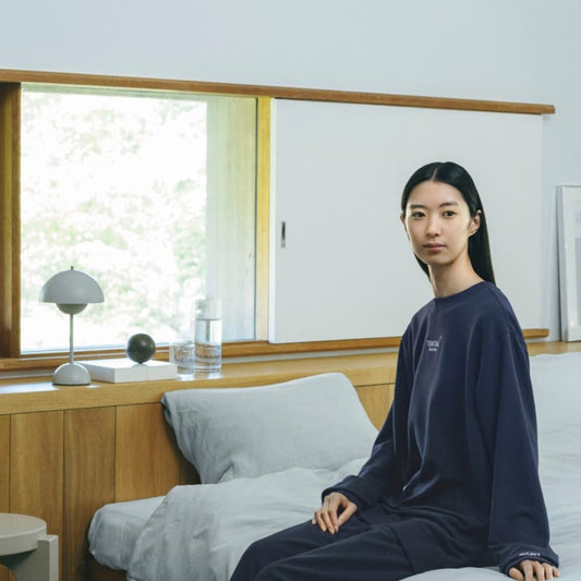 リカバリーウェア BAKUNE スウェット 上下 ネイビー (Women’s_S)