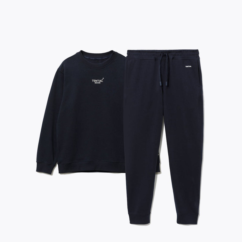 リカバリーウェア BAKUNE スウェット 上下 ネイビー (Women’s_M)