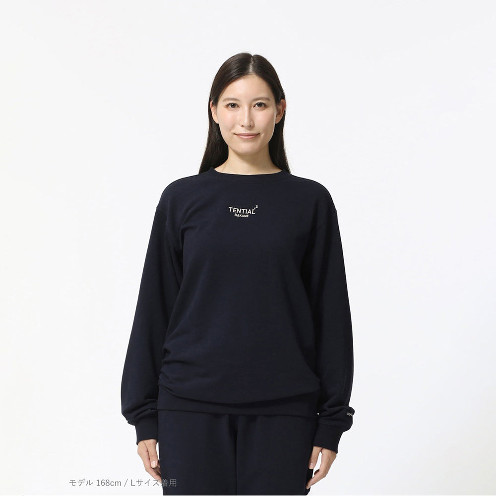 リカバリーウェア BAKUNE スウェット 上下 ネイビー (Women's_M
