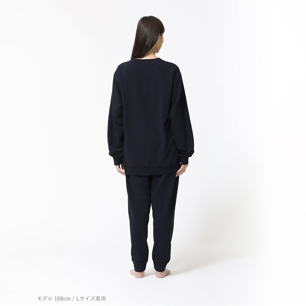 リカバリーウェア BAKUNE スウェット 上下 ネイビー (Women’s_L)