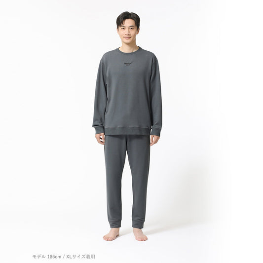 リカバリーウェア BAKUNE スウェット 上下 ダークグレー (Men'S_M)