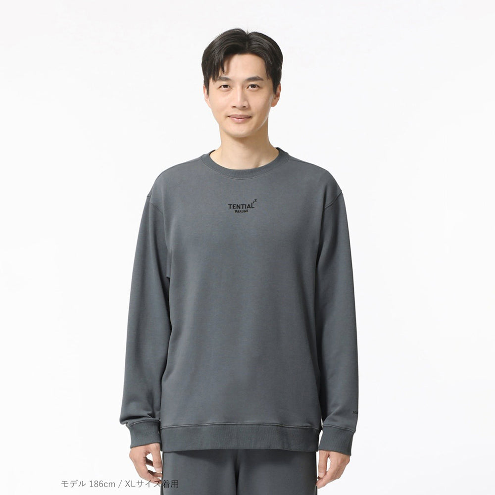 リカバリーウェア BAKUNE スウェット 上下 ダークグレー (Men'S_XL