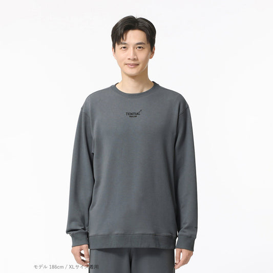 リカバリーウェア BAKUNE スウェット 上下 ダークグレー (Men'S_XL)