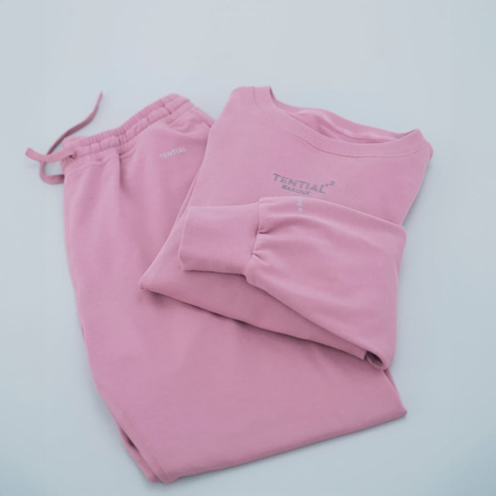 リカバリーウェア BAKUNE スウェット 上下 ピンク (Women’s_M)