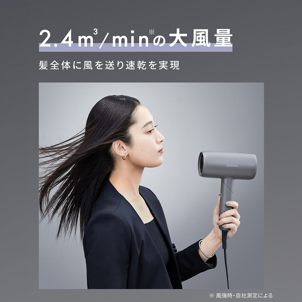 SALONIA スムースシャインドライヤー　ブラック