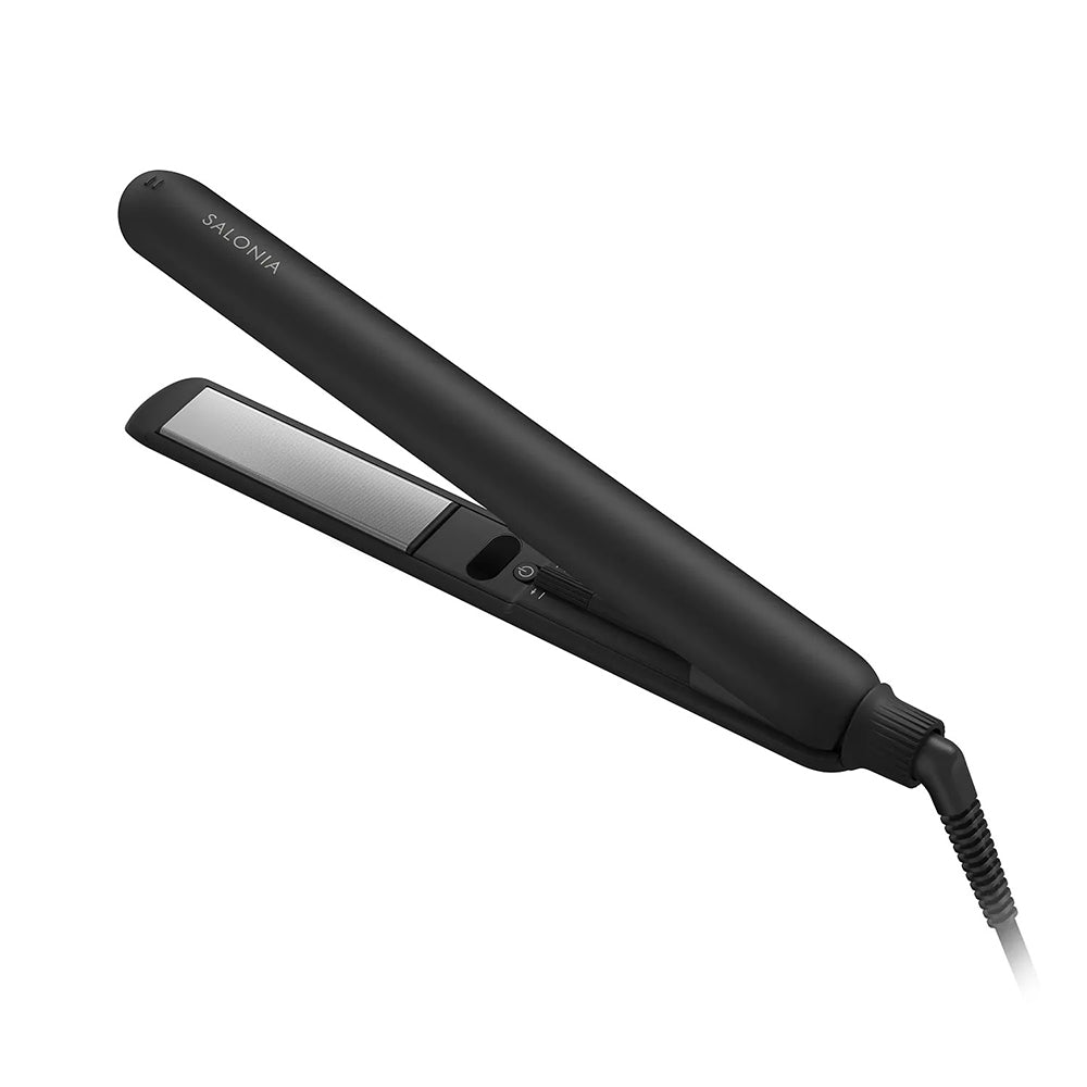 SALONIA ｽﾑｰｽｼｬｲﾝ　ｽﾄﾚｰﾄｱｲﾛﾝ24㎜SAL23105BK　ブラック