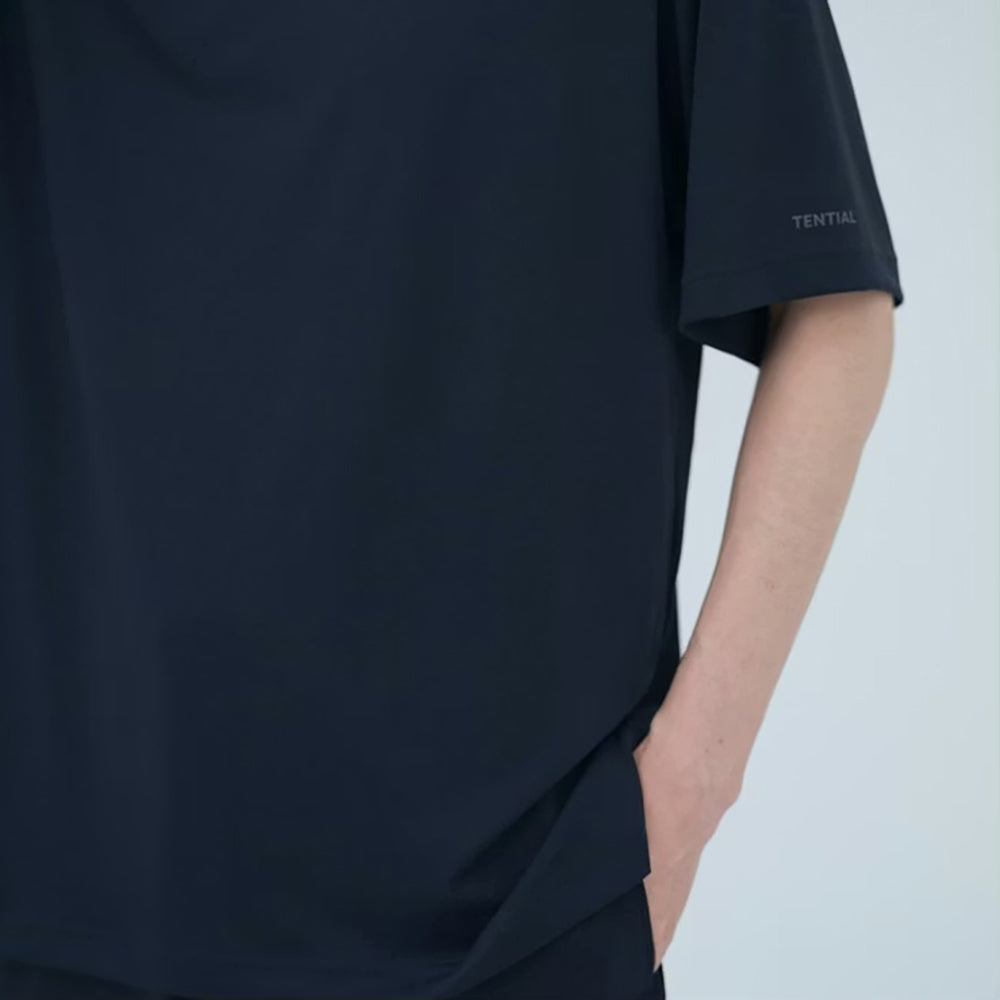 【父の日カード】 リカバリーウェア BAKUNE Dry Men's 半袖上下セット ネイビー XL 【一般医療機器】