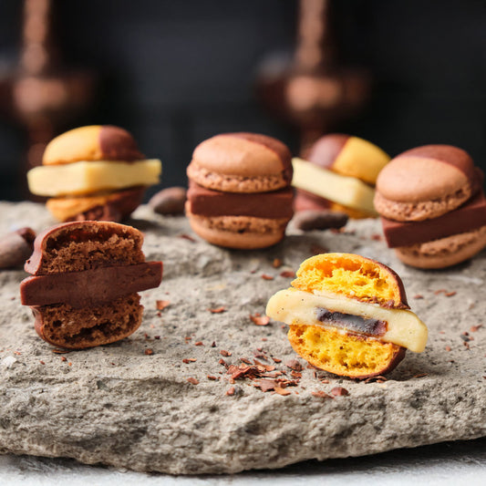 MAMEIL NAMA CHOCOLATE MACARON（生チョコレートマカロン）‑Choco＆Creme brulee‑計6個