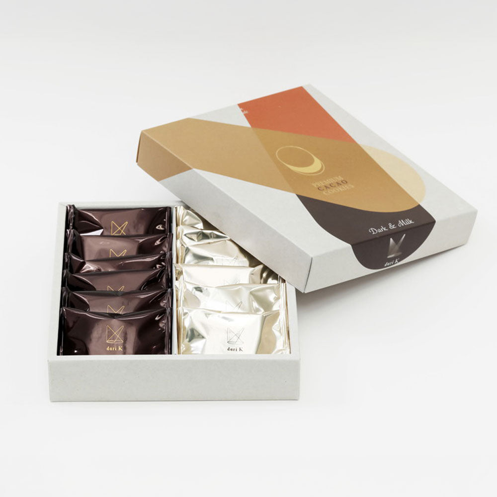 京都 「ｄari K」 カカオサンドクッキー12枚（ダーク・ミルク）