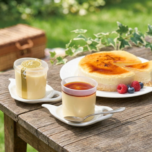 北海道十勝牧場　フロマージュブリュレ＆プリン食べ比べ