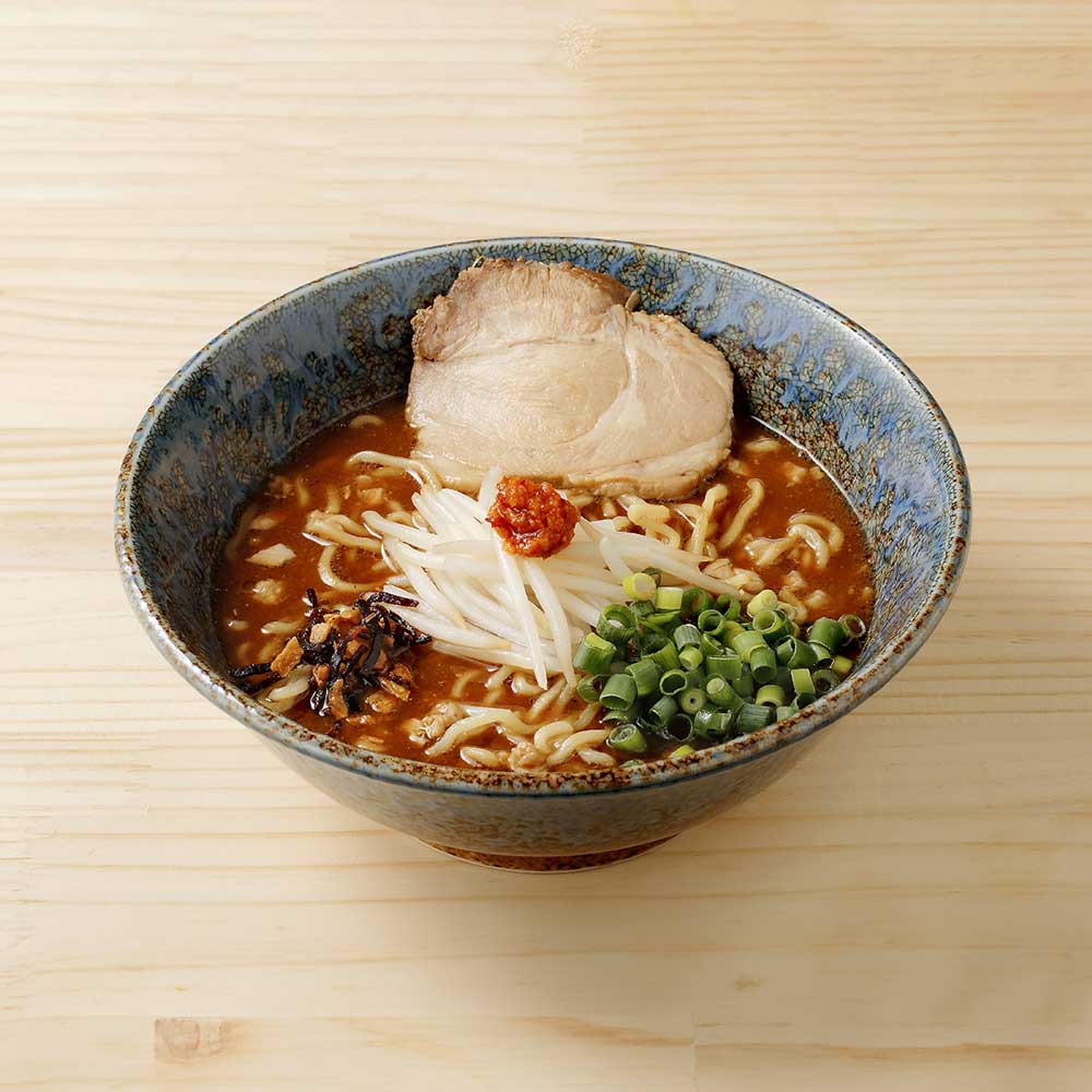 【Thank youカード付】「ラーメン札幌 一粒庵」×「藤原製麺」味噌ラーメン生麺(２食)