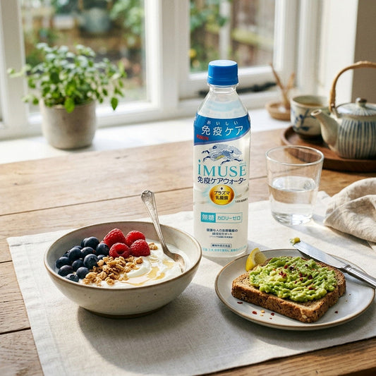 キリン iMUSE 免疫ケアウォーター プラズマ乳酸菌 ペットボトル  500ml 24本