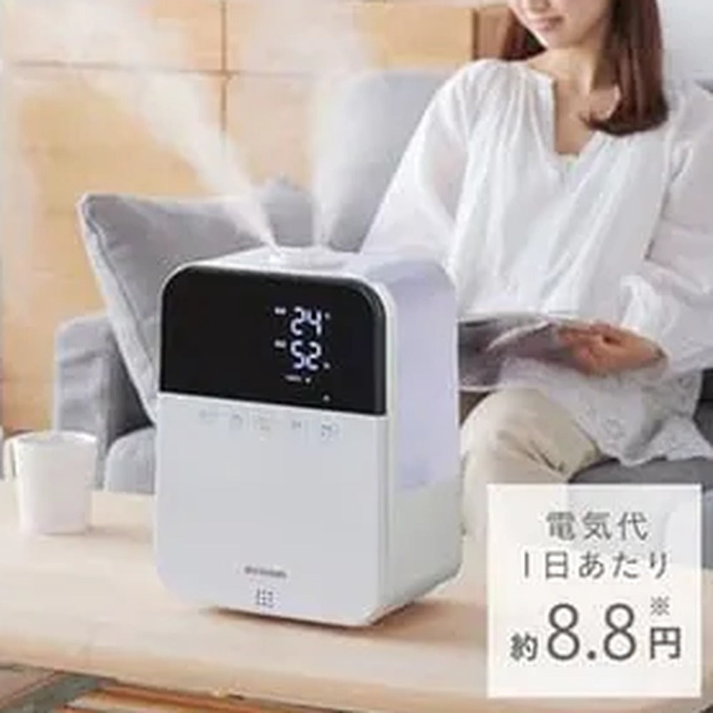 アイリス　ハイブリッド加湿器（ホワイト）