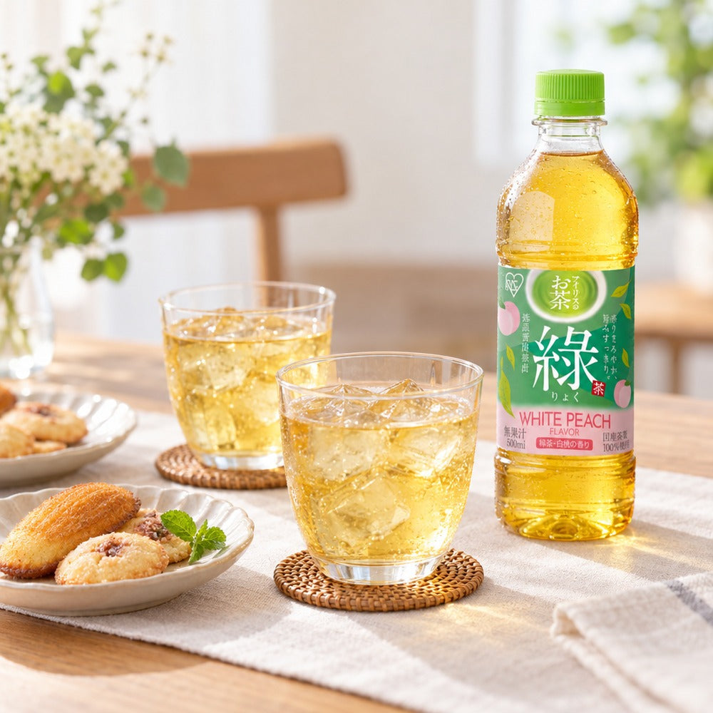 アイリスのお茶　緑　白桃フレーバー（24本）