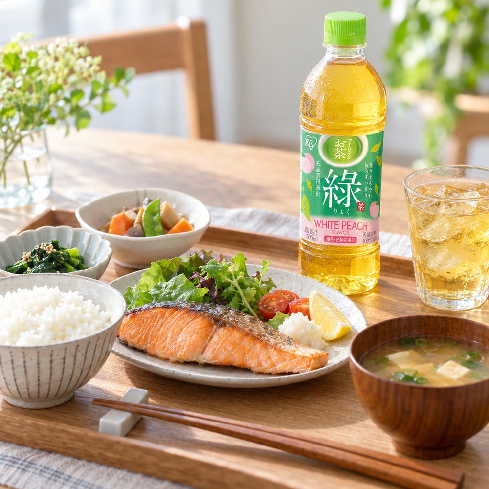 アイリスのお茶　緑　白桃フレーバー（24本）