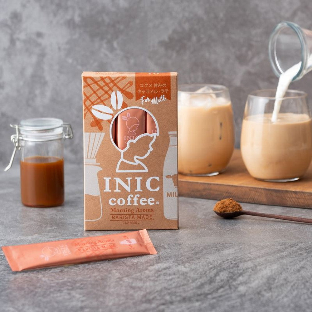 INIC coffee モーニングアロマバリスタメイドキャラメル10 CUPS