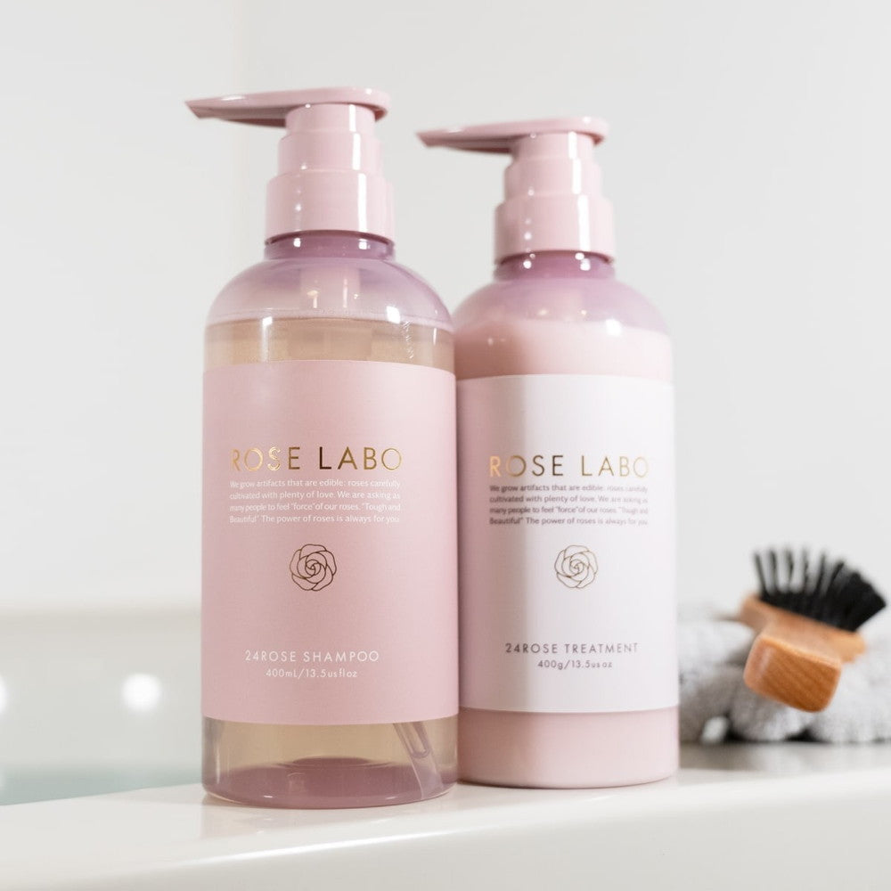 食べられるバラ農園 ROSE LABO 24ROSE ローズシャンプー – AOYAMA GIFT