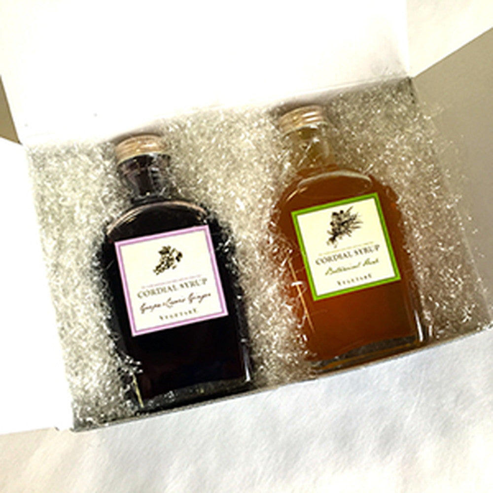 ベジターレ　コーディアル　2種飲み比べ(瀬戸内レモン、葡萄カシスジンジャー)