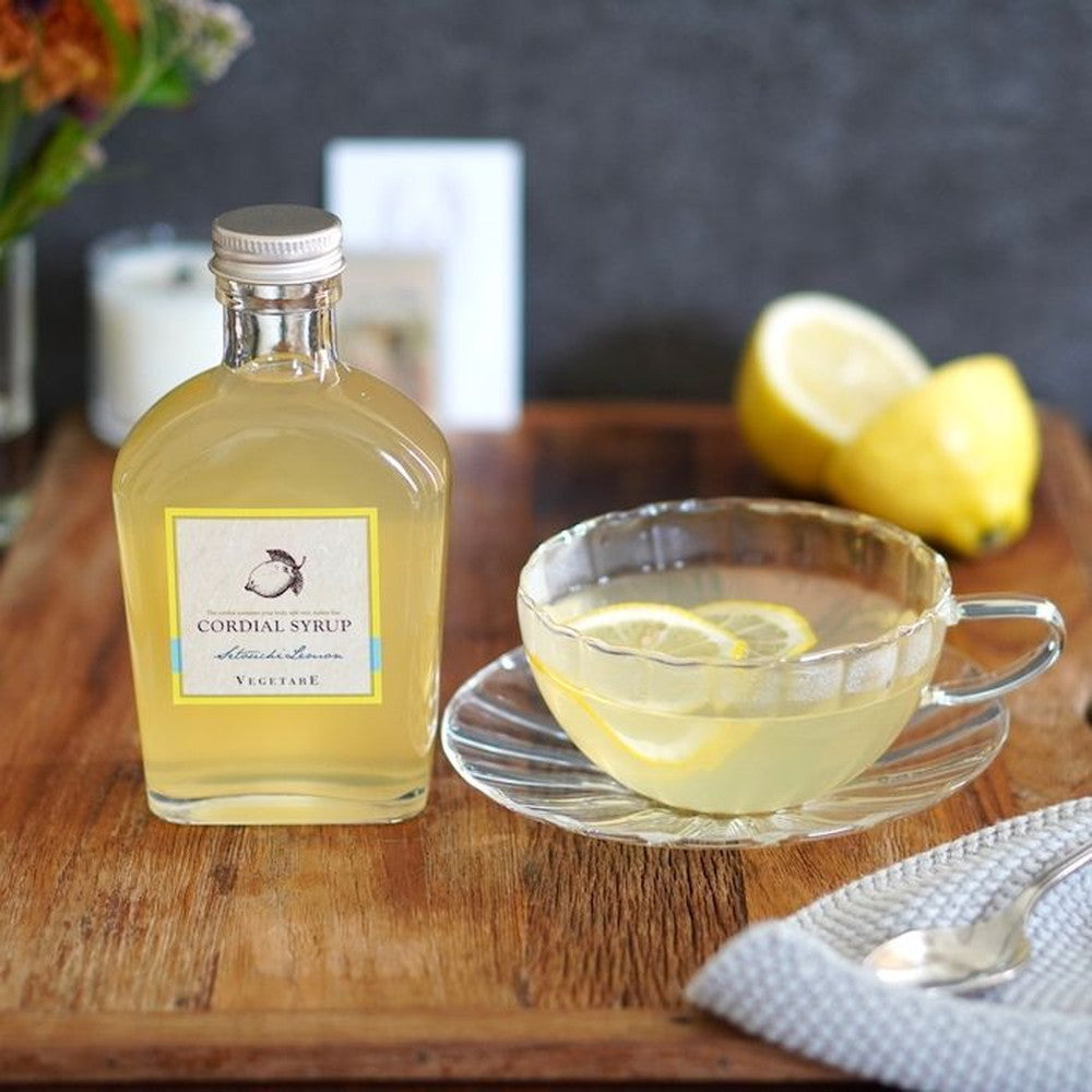 ベジターレ　コーディアル　2種飲み比べ(瀬戸内レモン、葡萄カシスジンジャー)