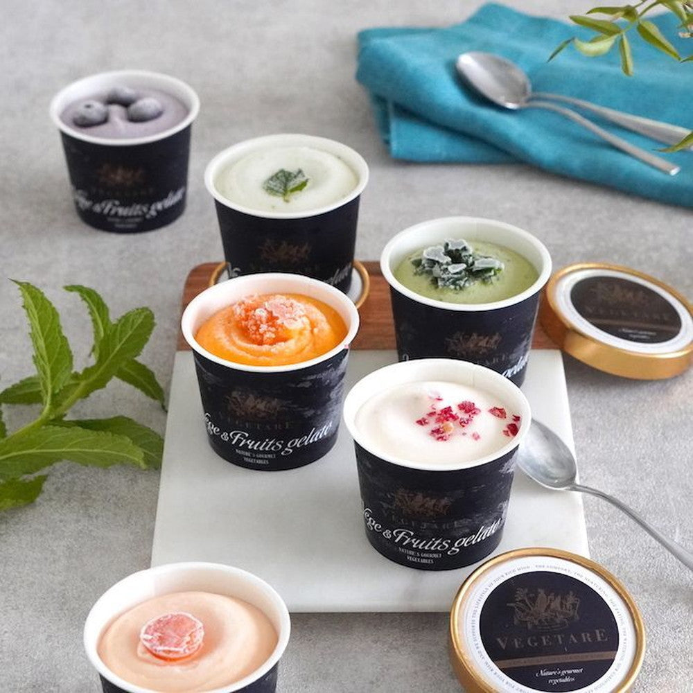 ベジターレ　とれたて野菜と果実の生ジェラート　6種食べ比べ