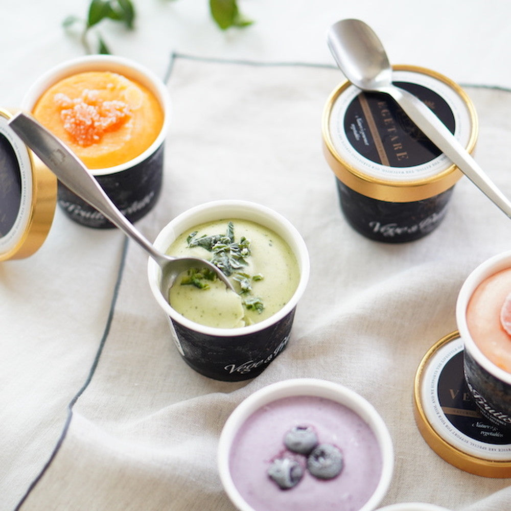 ベジターレ　とれたて野菜と果実の生ジェラート　6種食べ比べ