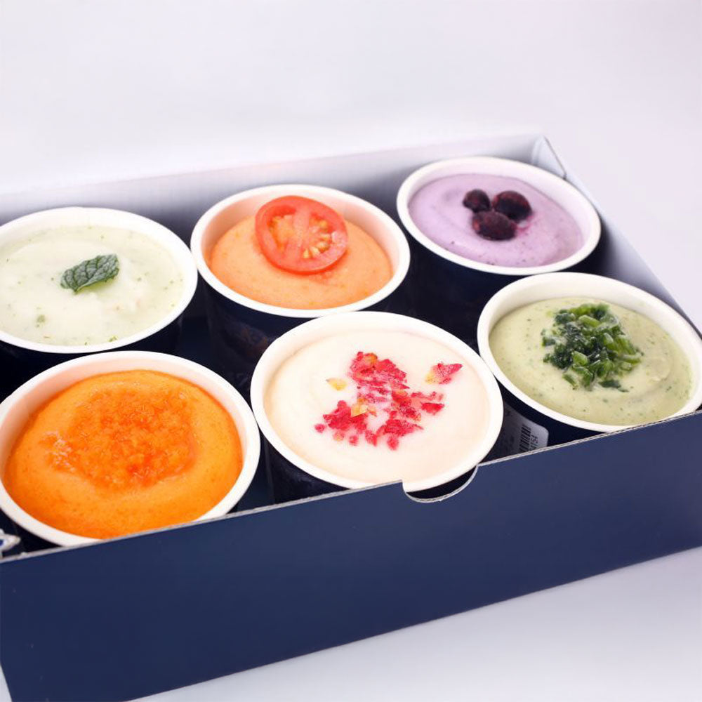 ベジターレ　とれたて野菜と果実の生ジェラート　6種食べ比べ