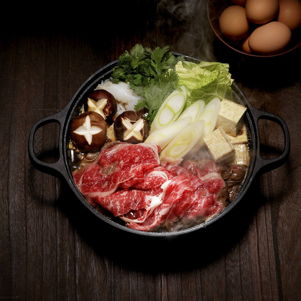 白老牛すき焼き＆知床ポークしゃぶしゃぶ