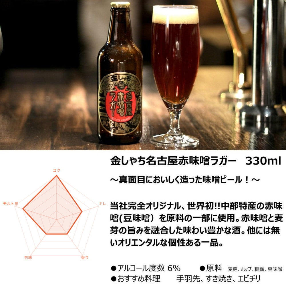 尾張名古屋のクラフトビール 金しゃちビール330ml 飲み比べ(10本)