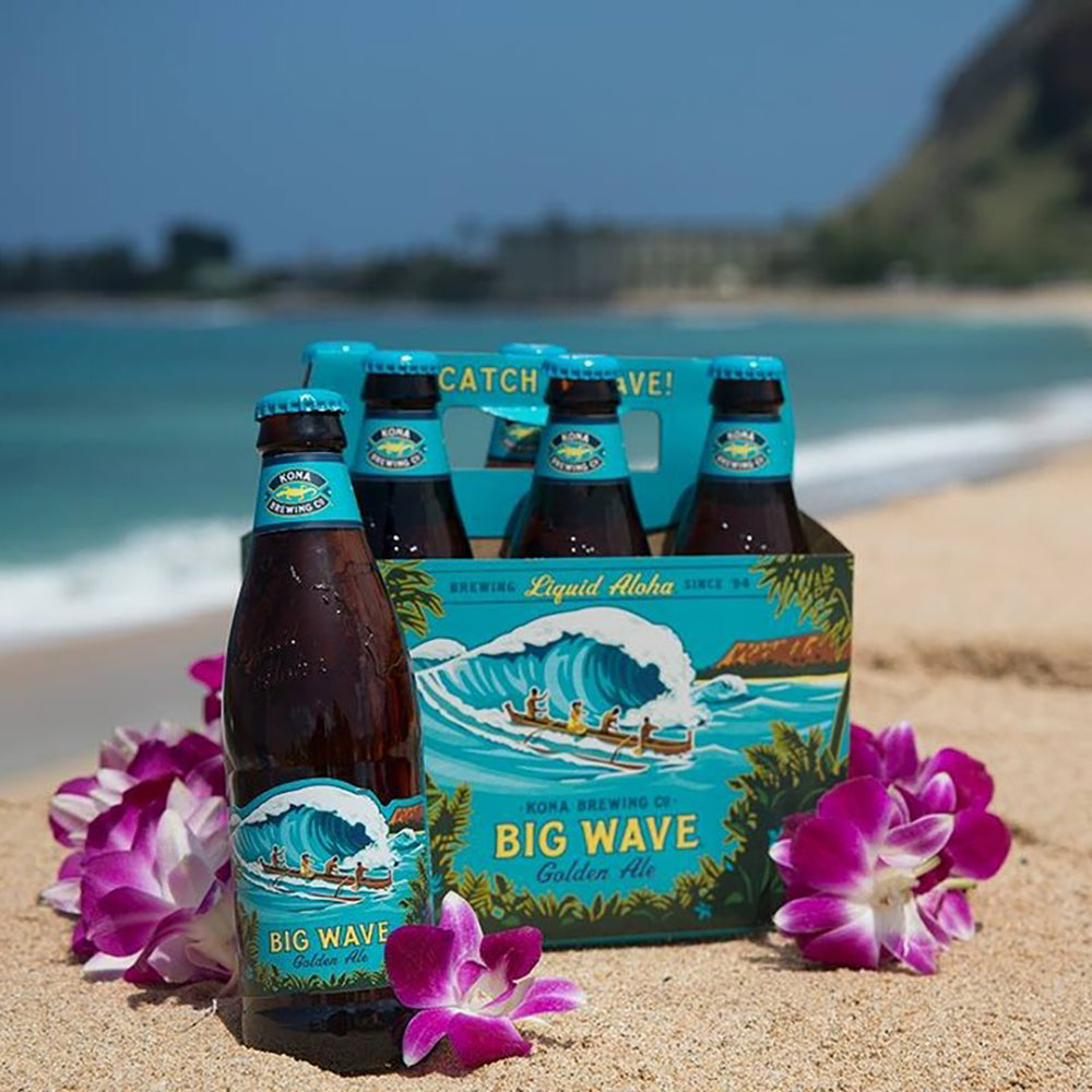 ハワイクラフトビール コナビール ビッグウェーブ ゴールデンエール 瓶