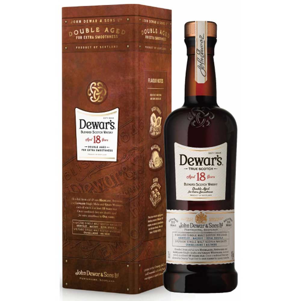 スコッチウイスキー Dewar's(デュワーズ)18年 750ml 1本