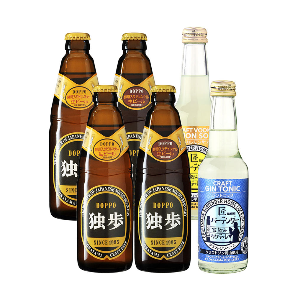 独歩ビール＆クラフトサワーセット 6本