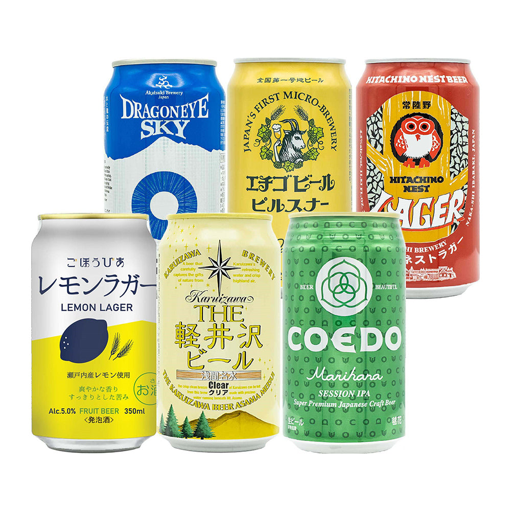 国産クラフトビール 6産地 飲み比べ 6本 – AOYAMA GIFT SALON
